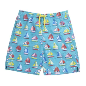Summer Water Reveal Beach Shorts Custom Fashion Men’s Side Slip Pockets Water Reactive Short Swim Trunks