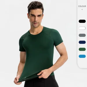 Supplier Custom Sports Men Women Running Quick Dry T Shirt High Quality Sport Gym Wear Sport Men Compression TShirts for Men