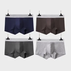 Sustainable Bamboo Fabric Men Underwear Custom Boxer Briefs Soft Breathable Mens Bamboo Fiber Underwear