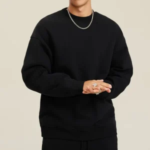 Sweatshirt Men High Quality Streetwear Long Sleeve Crewneck Custom Print Blank Fleece Plus Size Unisex Sweatshirts
