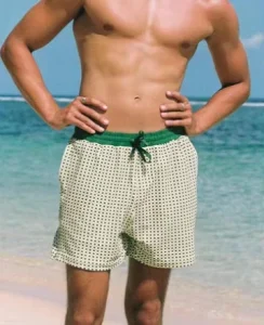 Swimwear Manufacturer Custom Men’s Beachwear Quick Dry Loose Shorts Summer Beach Fasion Swim Trunks with Zip Pocket
