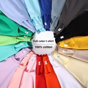 T Shirt 180g Short Sleeve Plain Drop Shoulder T-Shirt Custom Logo Men’s T-Shirts