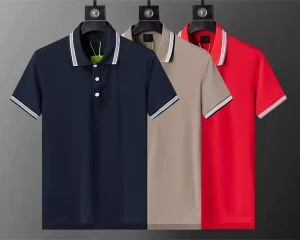 TIANCHEN Summer New Luxury Polo Shirt Short Sleeved Men’s High-end Trendy Brand Slim Fit #Bo-001