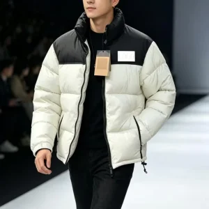 TNF Down US Version 700 Series Embroidered Windproof Zipper White Down Unisex Couple Outerwear With LOGO