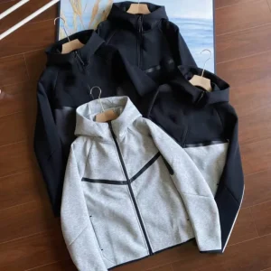 Tech Fleece New With Logo Tech Fleech Hoodie Jacket Men’s Jogging Two Piece Set Suit Sportswear Casual Tracksuit Men Suits