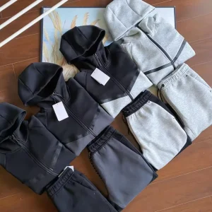 Teen Tech Fleece Hoodie Thick Man Sports Tracksuits Bottoms Nk Tech Fleece Sportswear Jacket for Autumn Season