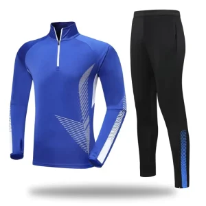 Thai Quality Custom Printed Football Training Tracksuit Long Sleeve Goalkeeper Soccer Jacket Unisex Winter Warm