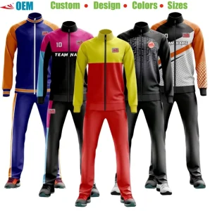 Tracksuit Men’s Custom Blank Zipper Sports Tracksuits School Wear Running Jogging Zip up Jacket