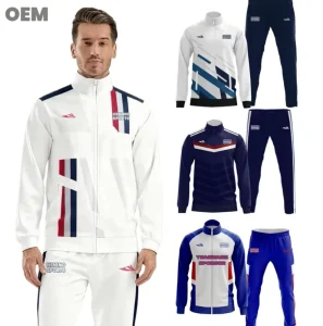 Tracksuit for Men Women Custom Training Tracksuits Men’s Sports Windbreaker Set Football Running Jogging Workout Gym Jacket