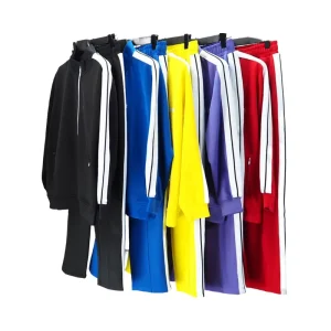 Tracksuits Men’s Top Design Gym Clothing Comfortable Breathable Regular Fleece 100% Cotton Tracksuit Custom