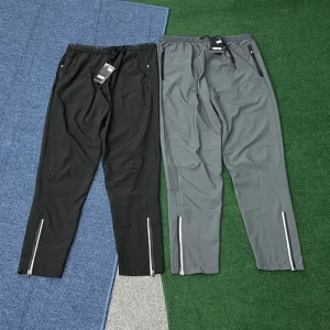 Training Quick-Drying Trousers Half Zipper Breathable Running Outdoor Reflective Sports Pants with Logo