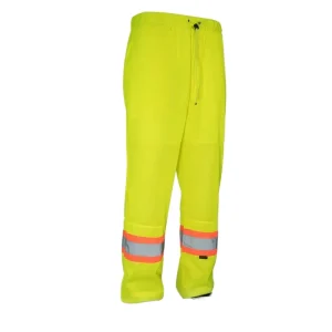 Two Tone Hi Vis Work Trousers Mens Orange Grey Reflective Safety Cargo Pants for Construction Workwear Men’s Work Pants
