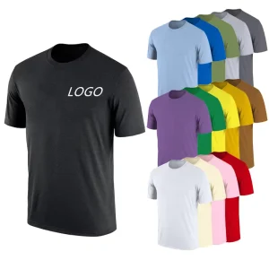 US Size Custom Logo 95%Cotton 5%Spandex 180g Printing Plain Tee Plus Size Mens T Shirt Graphic T shirt Oversized Tshirts For Men