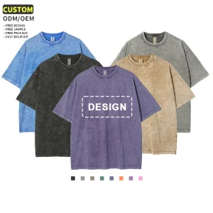 US Size Factory Heavyweight Oversized T Shirt Custom Logo 100% Cotton Blank T shirt for Men Clothing Manufacturers