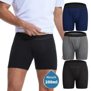 Ultra-Absorbent Incontinence Boxers Men Panties Absorbency Urinary Briefs Leak Protection Men Underwear