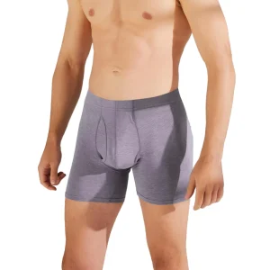 Ultra Soft Bamboo Men’s Underpants Breathable 3D Pouch Underwear Hypoallergenic Comfort Boxer Briefs for Men