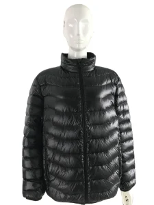Ultralight Waterproof Packable Casual Men’s Down Coats Stand Collar Zipper Closure for Layering Fall Spring Custom Logo Welcome