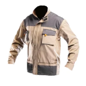 Unisex Cotton and Polyester Industrial Work Jacket Men’s Canvas Cargo Workwear for Adults