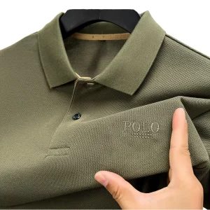 Unisex Customized Logo Casual Men’s Summer Shirt Short Sleeves Embroidered Knitted Spandex Polyester Quick Dry Print