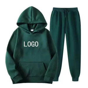 Unisex Men’s 100% Cotton Jogging Tracksuit Custom Logo Casual Knitted Plus Size Hoodies Sweatshirts for Autumn Seasons Men’s Set