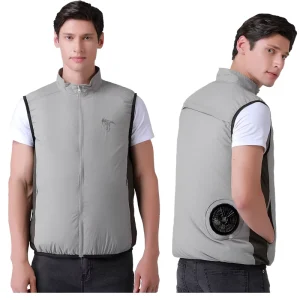 Unisex Outdoor Cooling Vest Men’s New Fashion Waterproof Fan Vest for Hot Summer Air Conditioning Vest for Men