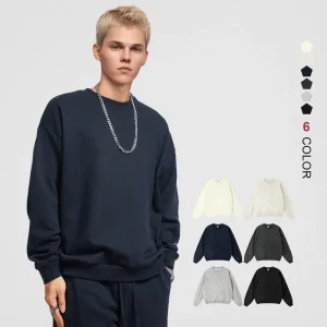 Unisex Oversize Sweatshirt Custom Embroidered Crewneck Sweatshirt Men’s Sweatshirt
