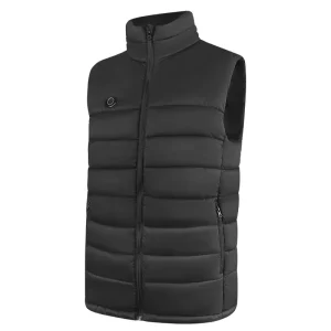 Unisex Ultra Thin Carbon Ployster Touch Button LED Indicator Electric USB Battery Hunting Hiking Heated Vest