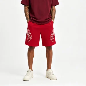 Vintage Embroidery Elastic Waist Sweat Custom Para Mujer Designer Men’s Shorts For Men De Hombre Women’s Set