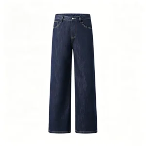 Vintage Style Denim Jeans Men’s Casual Baggy Straight Jeans Pants Lightweight Breathable Eco Friendly Baggy Jeans Men