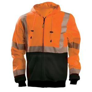 Waterproof Polyester Men’s Reflective Jacket High Visibility Workwear Security Staff Long Sleeve Safety Working Uniform