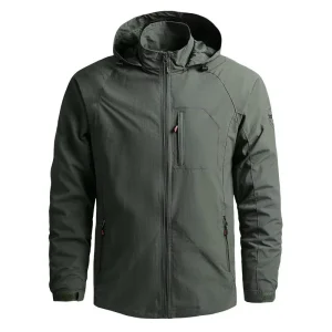 Waterproof Windbreaker Outdoor Jacket Custom Logo Plus Size Men’s Jackets