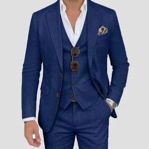 Wedding Custom Plus Size Men’s Business Tuxedo Suits 3 Piece Factory Set British and American Style