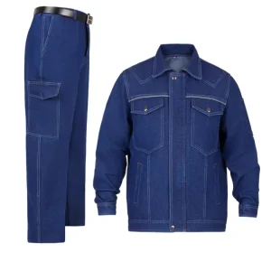 Welder’s Work Suit Set Men’s Anti heat Electric Welding Suit Electrical Worker’s Labor protection Clothing Work Uniform