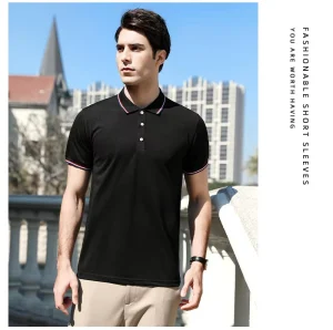 Well-designed Mens Tshirt Polyester Man Polo T-shirt Casual Men’s Shirts Clothing