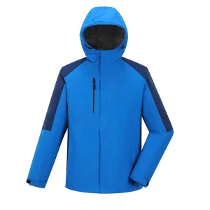 Winter Men’s Soft Shell Canvas Windproof Hooded Jacket Waterproof Custom Logo