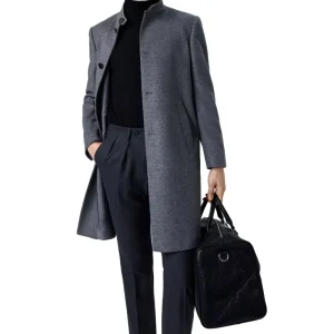 Winter Men’s Wild Overcoat Male Thicken Warm Jackets Trench Outerwear Coat