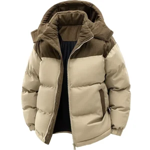 Winter Puffer Jackets Men’s Coats Male Casual Thick Outwear Fleece Warm Overcoats