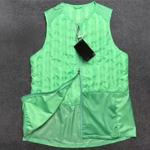 Winter Sports Vest Warm Sleeveless Jacket Wear Puffer Sleeveless V Neck Jacket Zipper Hiking Running Stand Collar Vests Men’s