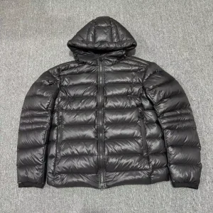 Winter Trendy Hooded Warm Goose Down Jacket Lightweight Designer Coat Eco-Friendly Patchwork Casual Puffer Jacket