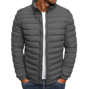 Winter Warm Trendy Elegant Design With Zipper Closure Fashion Outwear Casual Coat for Men