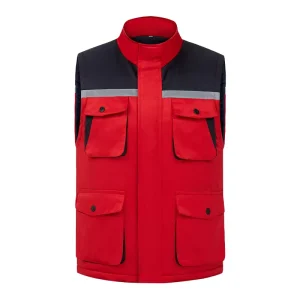Winter Women and Men’s Vests & Waistcoats 100% Cotton Anti static Workwear Can Be Customized Uniforms Worker Warm Work Vest