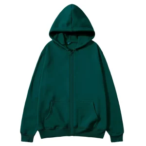 Winter/autumn Men’s Zipper Hoodie Sweatshirt Cardigan with Hood Plain colored Blank Sportswear