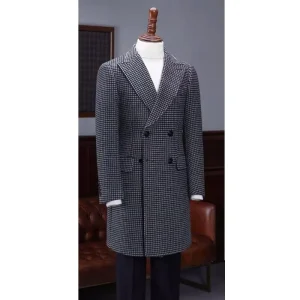Wool Overcoat Men’s Wool Trench Coat MTM Custom Handmade Long Woolen Winter Man Coat Made to Measure Men Overcoat
