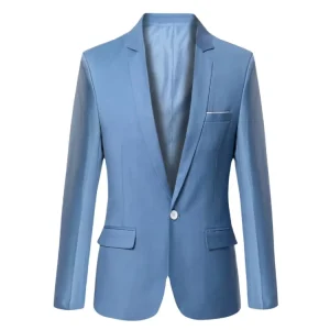 Woolen Single Breasted Plus Size Business Suit Coat And Pant Set For Men Anti-Wrinkle