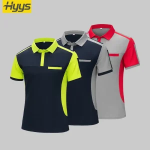Work Polo T Shirts Short Pants Men T Shirt Work Clothes Summer Breathable Durable Workwear