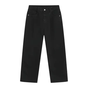 XMAMLON Cotton Unwash Original Raw Denim Selvedge Jeans No Logo Style for Men and Women Vintage Custom Men Jeans Pants