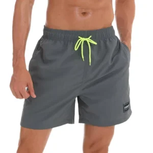 YWZM TMW160 Men’s Fitness Swimwear Factory Price Solid Color Swimming Trunks Shorts