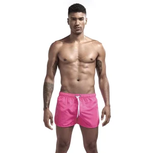 ZASQ E309 Men’s Customized Swimwear Swimming Trunks Men’s Beach Pants Summer Solid Slim Board Shorts Sports Short